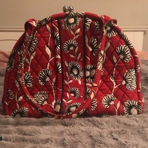 Vera Bradley Crimson and White handbag